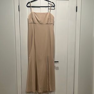 Amsale Crepe Gown